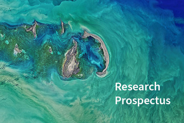 The cover of the School of Geography, Earth and Atmospheric Sciences research prospectus