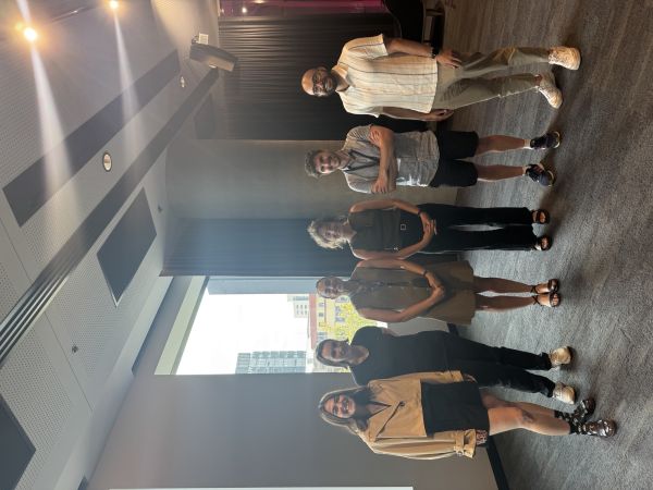 Summit organisers posing for the camera