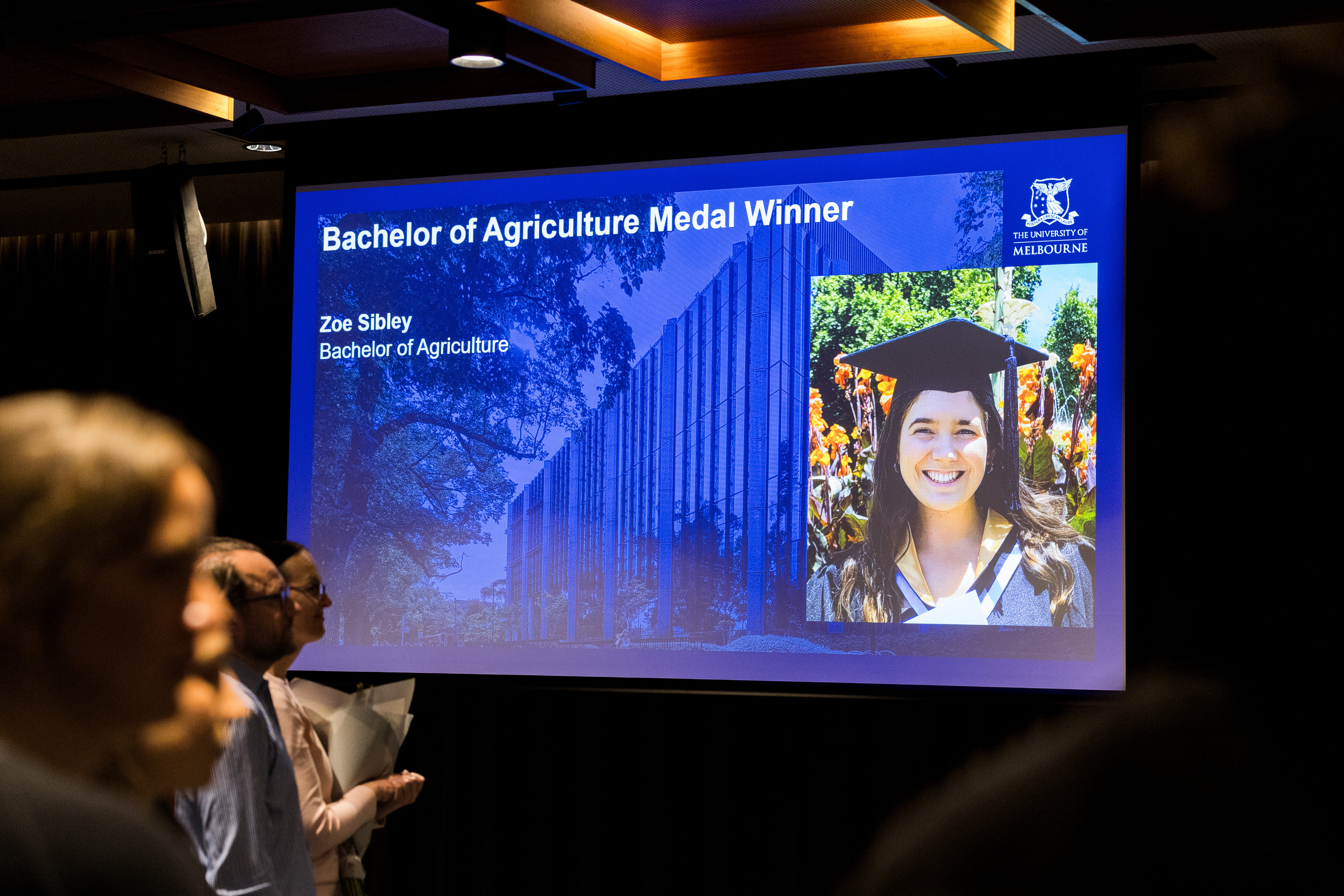Zoe Sibley B-Agr medal winner