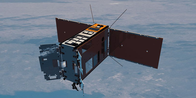 SpIRIT satellite floating in space