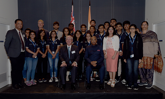 BSc (Blended) cohort with the President of India during his 2018 State Visit