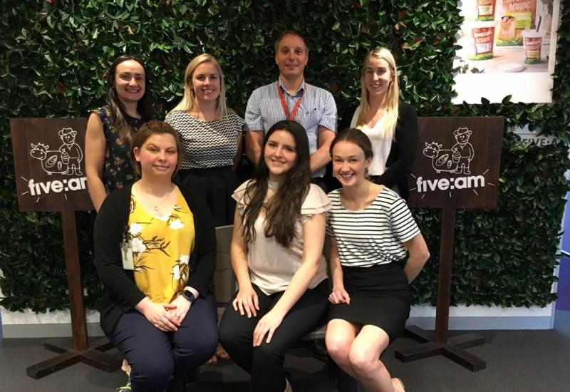 Maria and her fellow interns