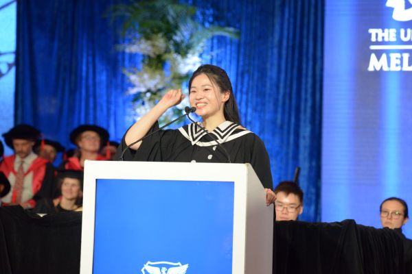 Danielle Tang graduating