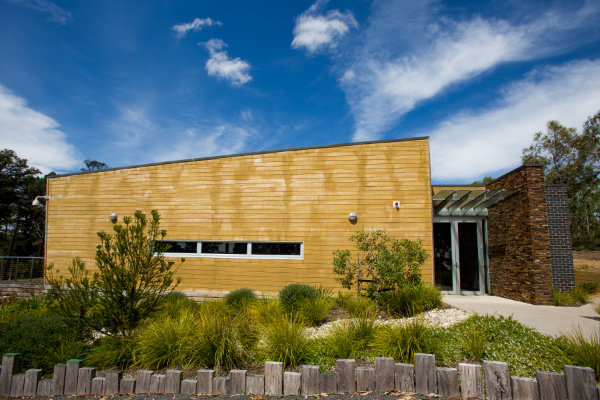 Gymnasium Building with Blue Sky, School of Land and Environment, Creswick